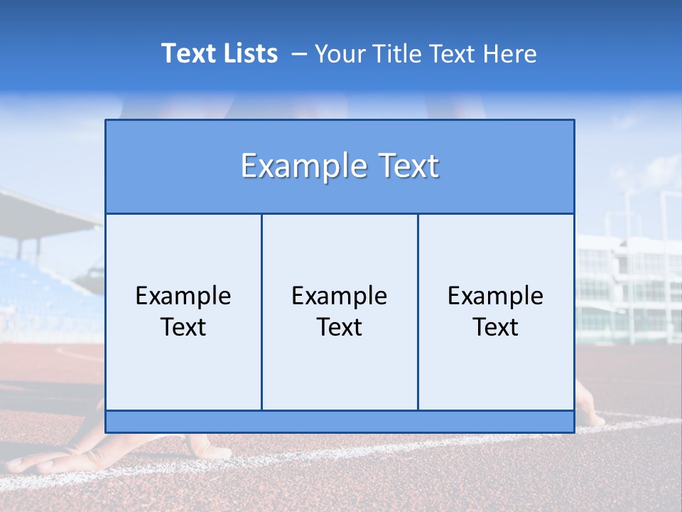 Athletic  Forward PowerPoint Template