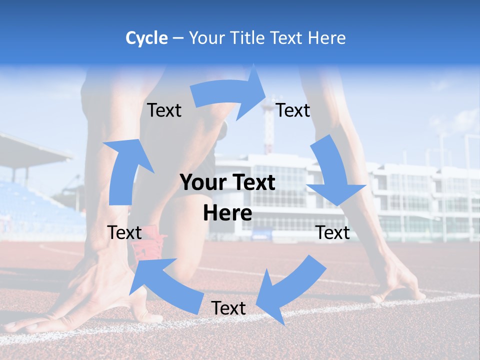 Athletic  Forward PowerPoint Template