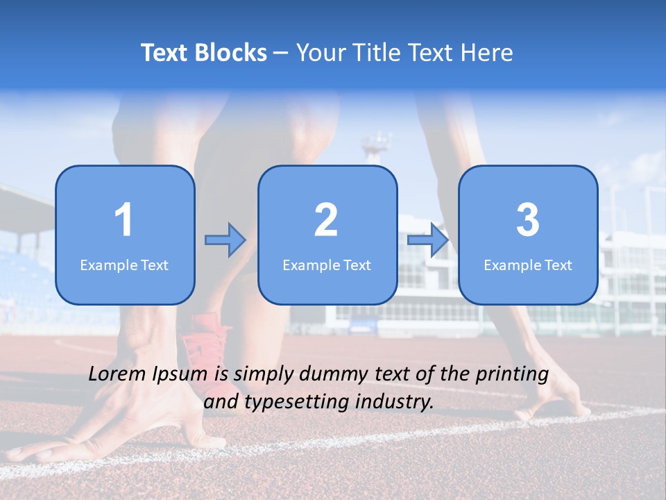 Athletic  Forward PowerPoint Template