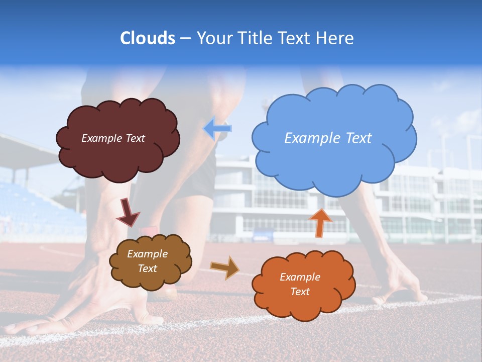 Athletic  Forward PowerPoint Template