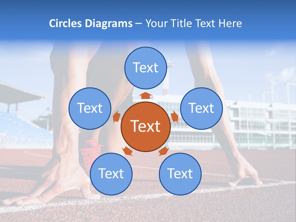 Athletic  Forward PowerPoint Template