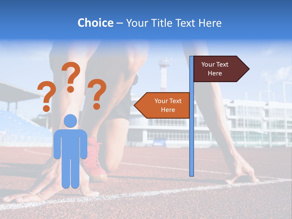 Athletic  Forward PowerPoint Template