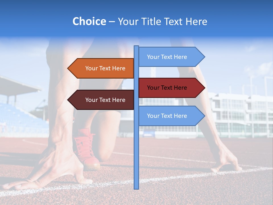 Athletic  Forward PowerPoint Template