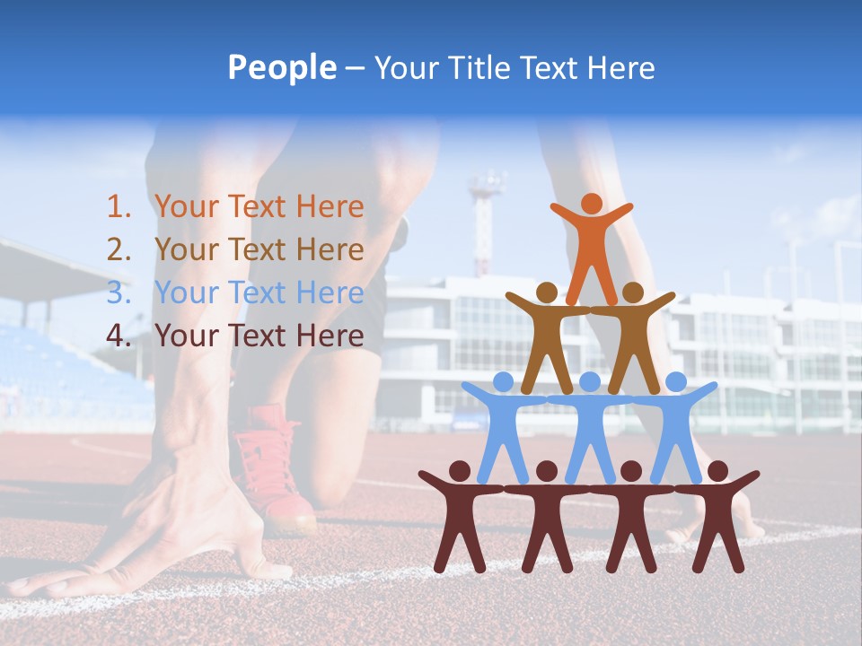 Athletic  Forward PowerPoint Template