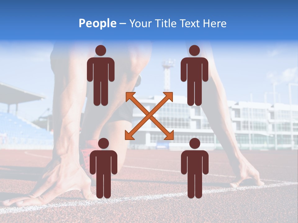 Athletic  Forward PowerPoint Template