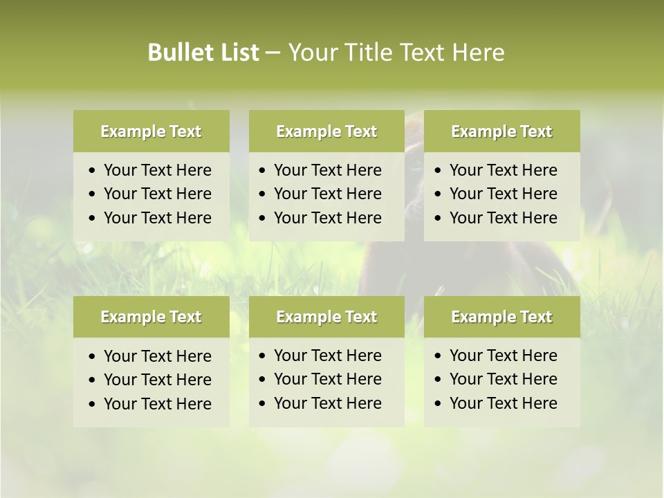 Chocolate Lawn Young PowerPoint Template