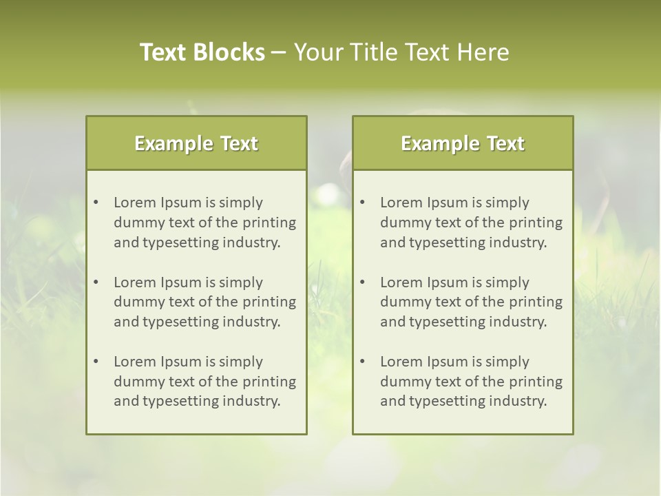 Chocolate Lawn Young PowerPoint Template