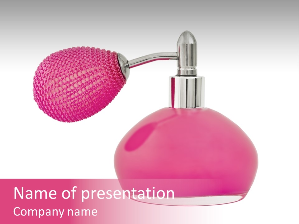 Glass Hygiene Spray PowerPoint Template