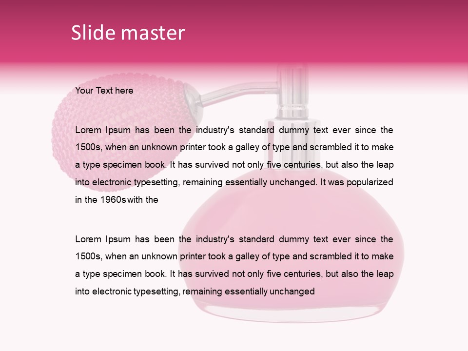 Glass Hygiene Spray PowerPoint Template