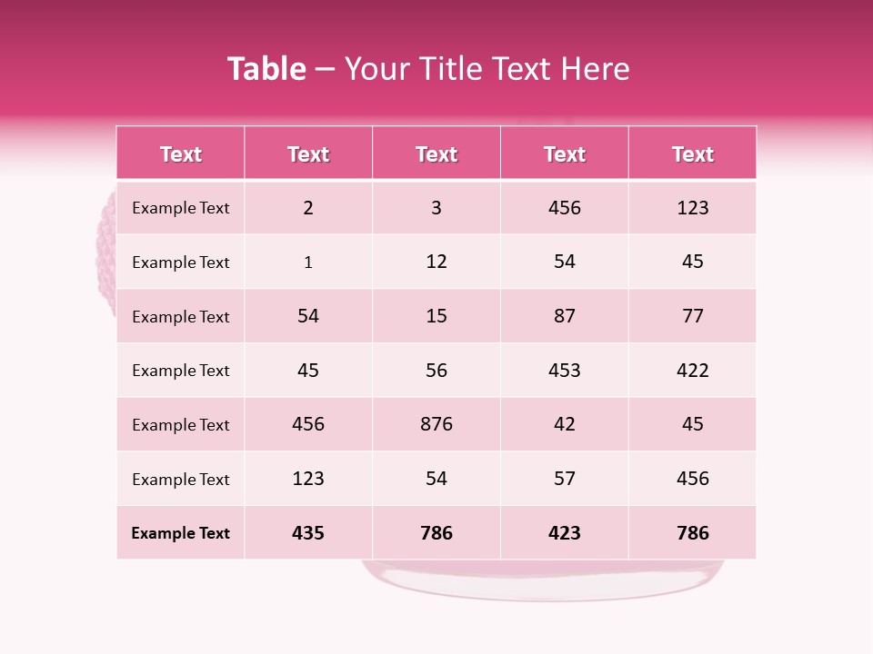 Glass Hygiene Spray PowerPoint Template