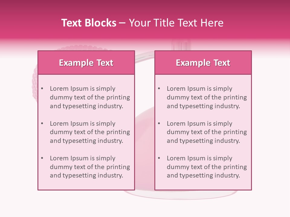 Glass Hygiene Spray PowerPoint Template