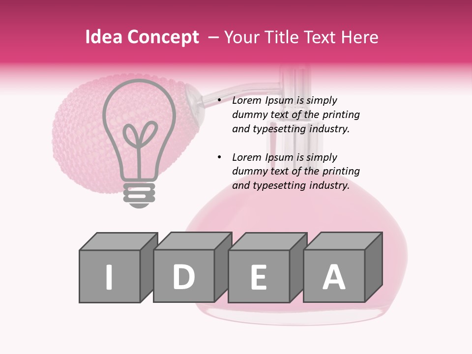 Glass Hygiene Spray PowerPoint Template