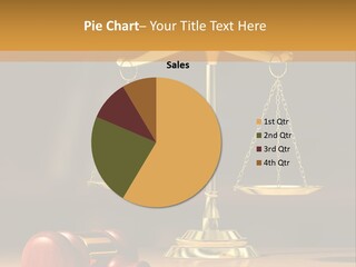 Gold Balance Civil PowerPoint Template