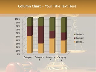 Gold Balance Civil PowerPoint Template