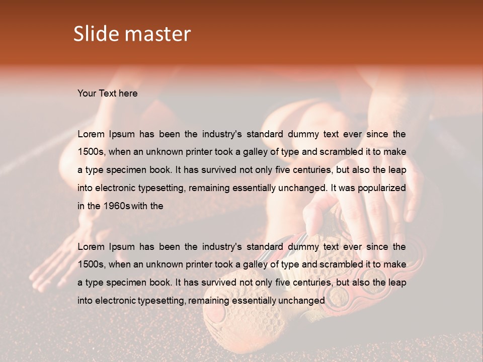 Flex Men People PowerPoint Template