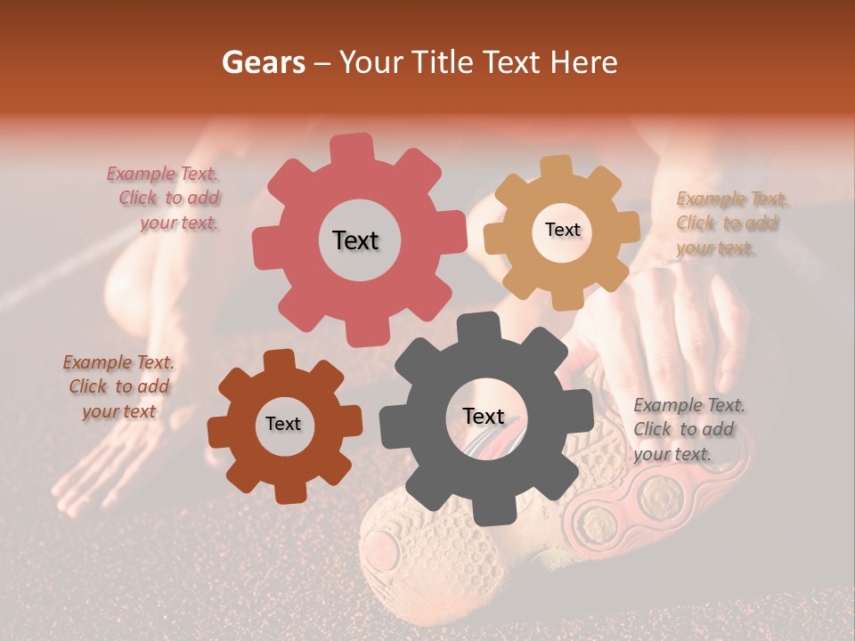 Flex Men People PowerPoint Template