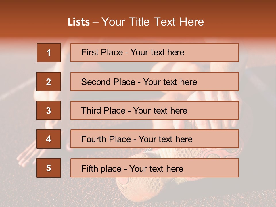 Flex Men People PowerPoint Template