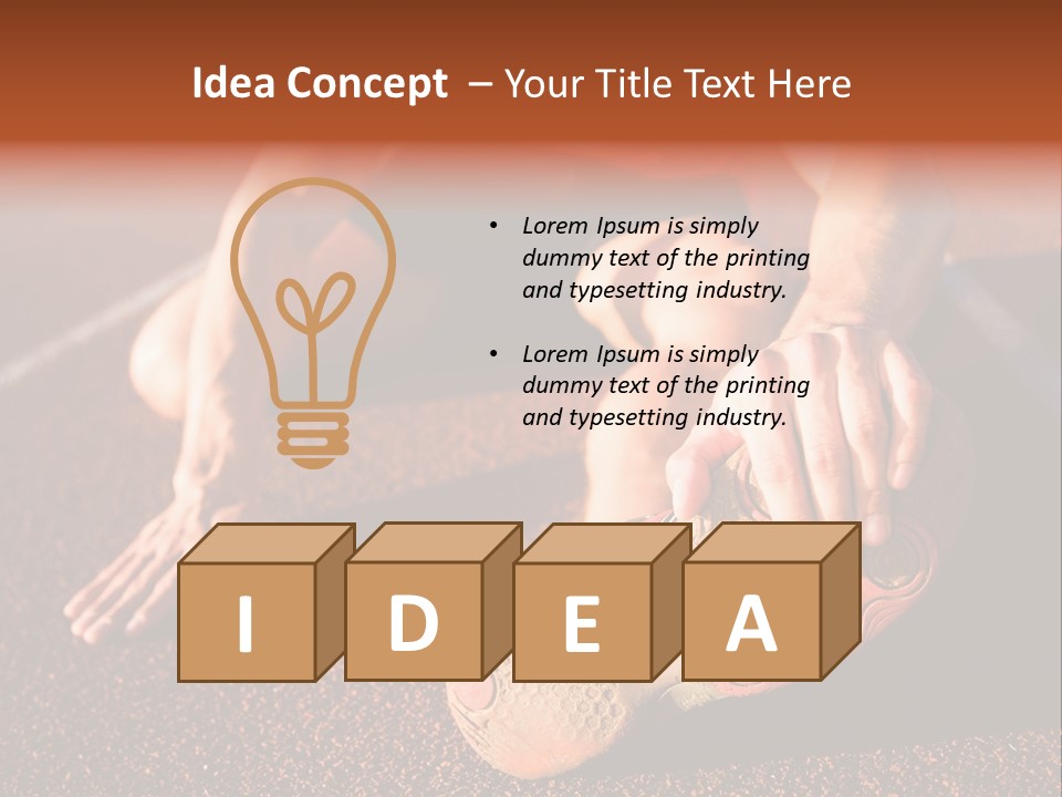 Flex Men People PowerPoint Template