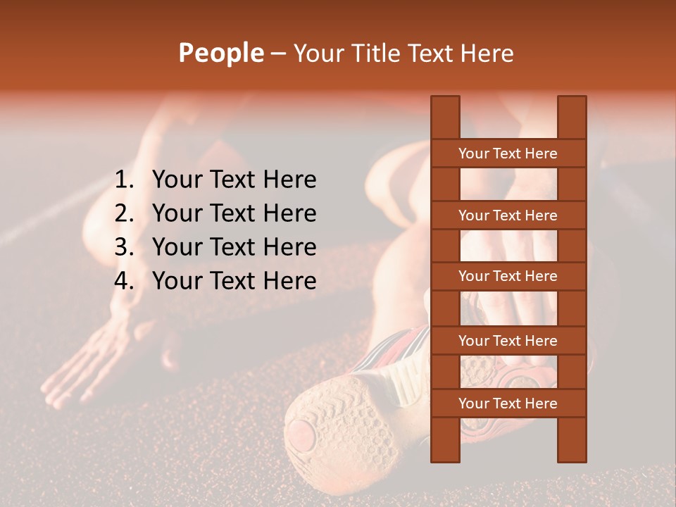 Flex Men People PowerPoint Template