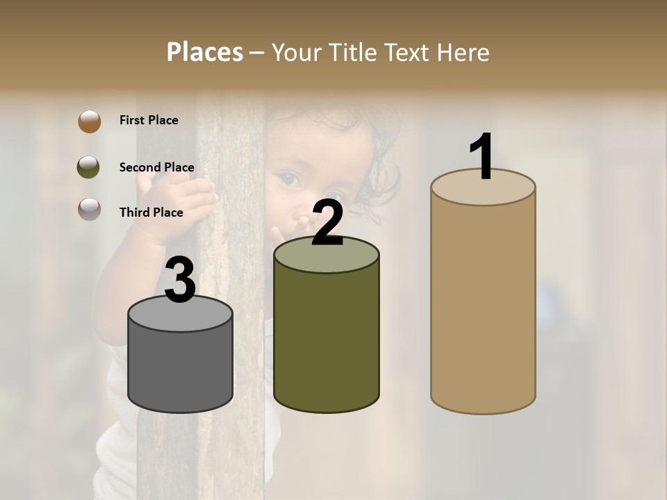 Face Girl Expression PowerPoint Template