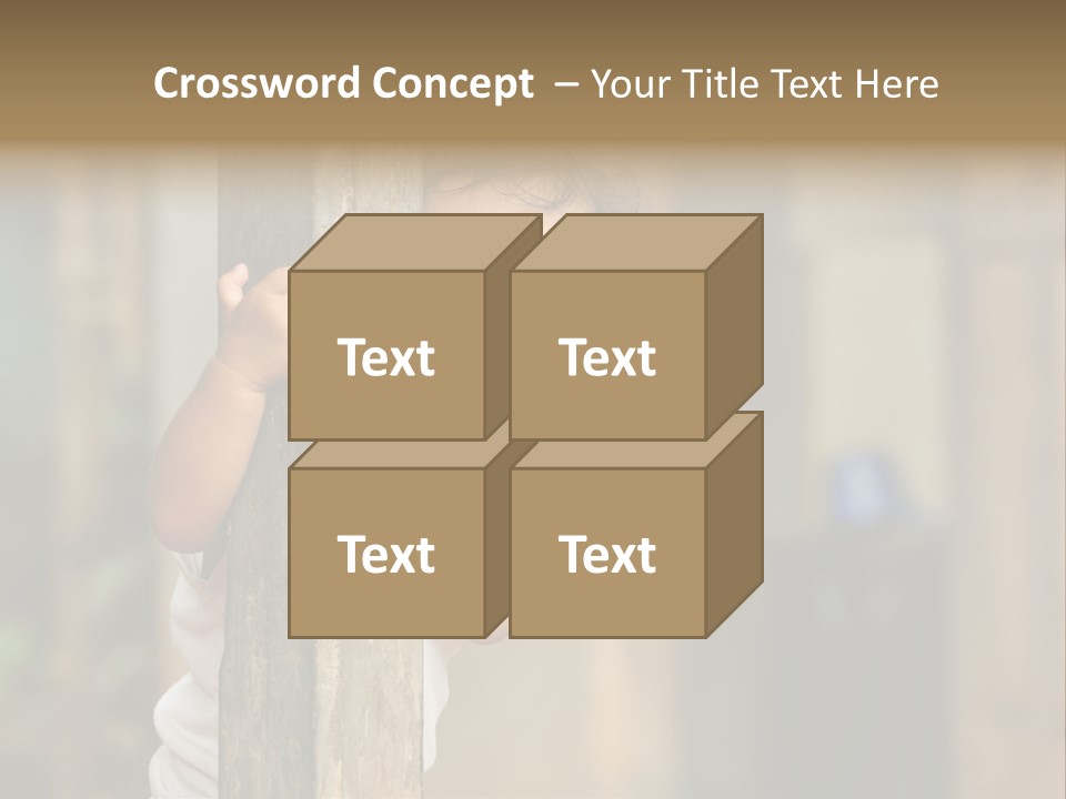 Face Girl Expression PowerPoint Template