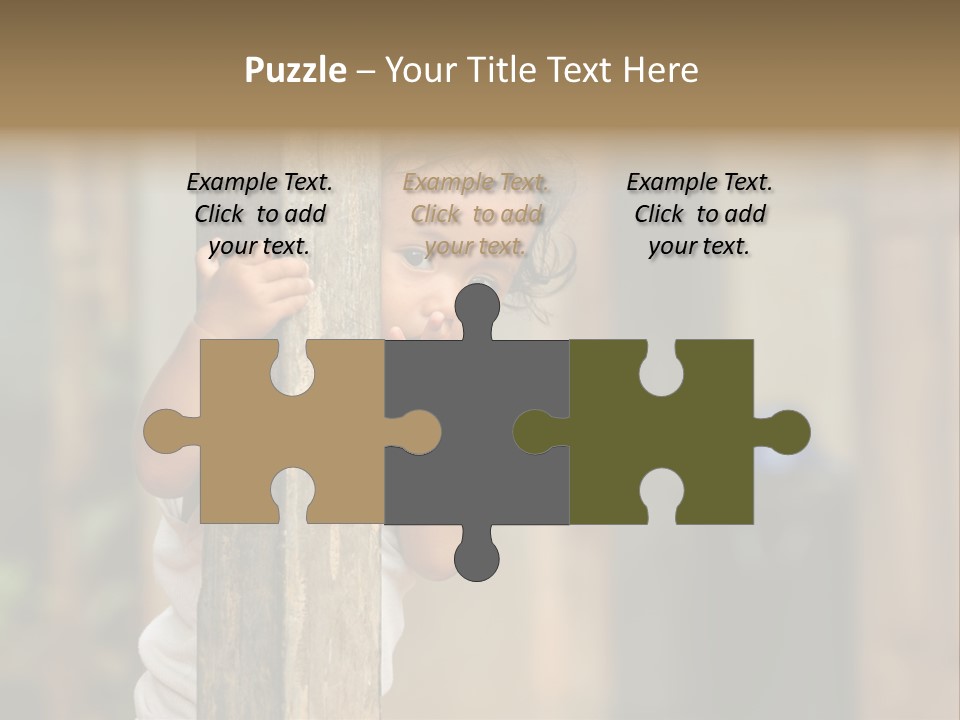 Face Girl Expression PowerPoint Template