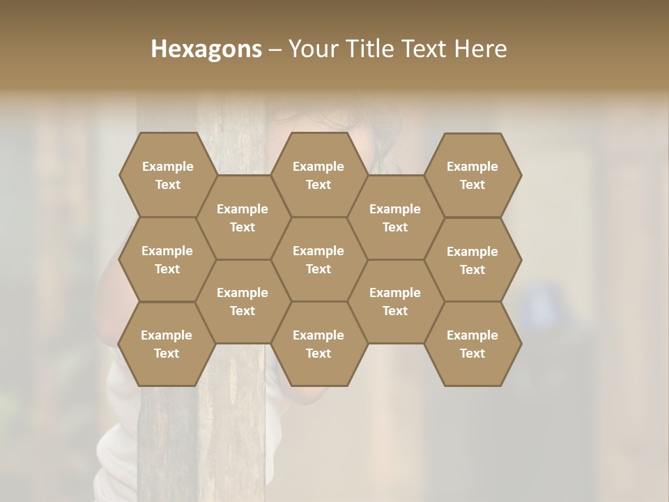 Face Girl Expression PowerPoint Template