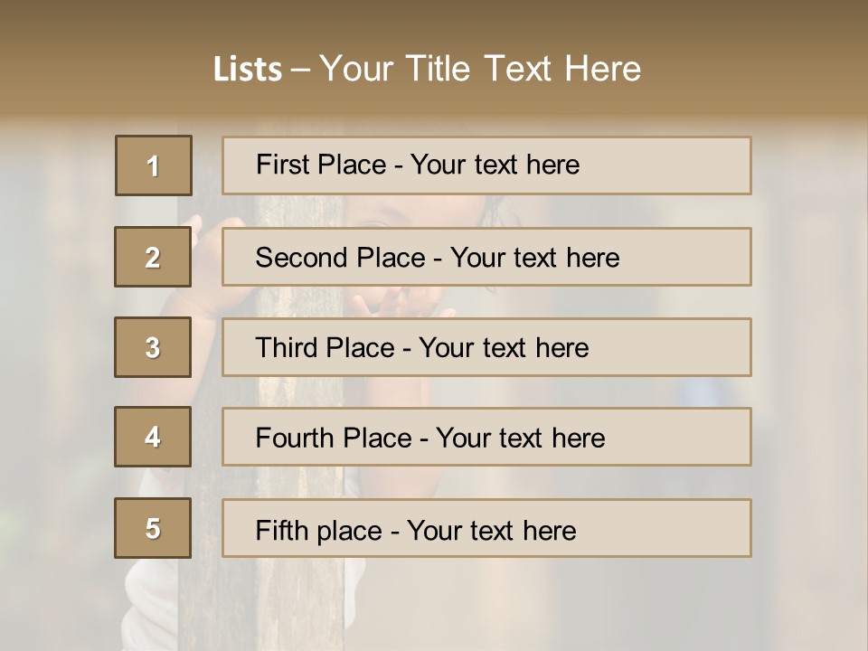 Face Girl Expression PowerPoint Template