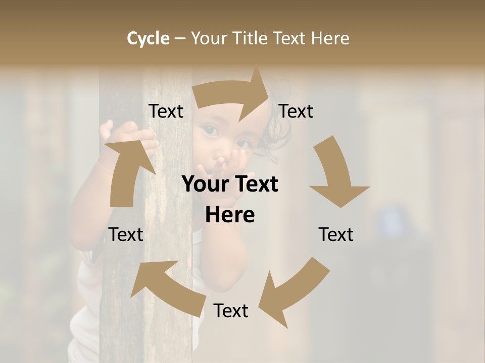 Face Girl Expression PowerPoint Template