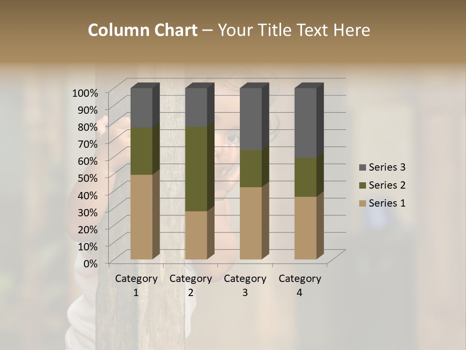 Face Girl Expression PowerPoint Template