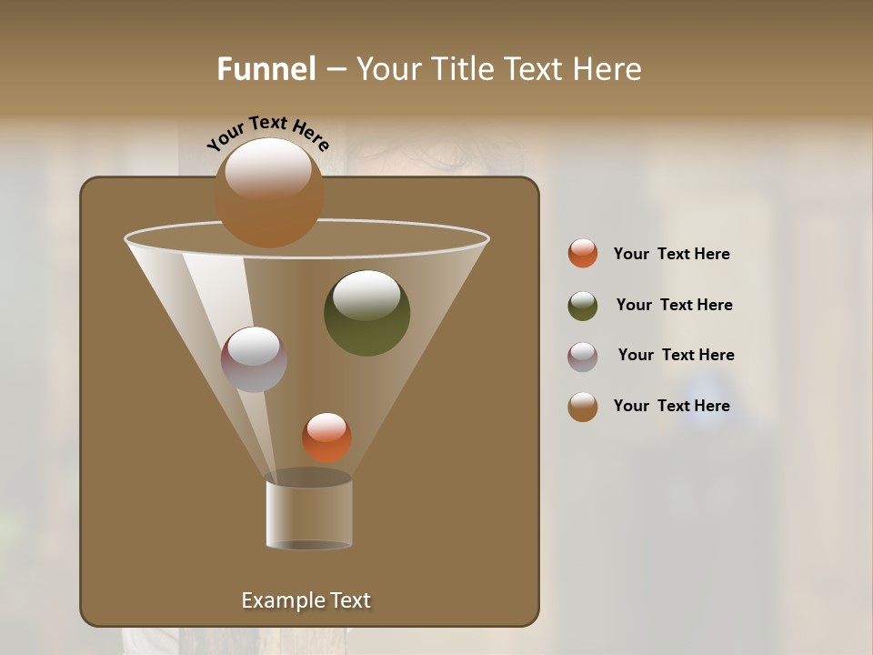 Face Girl Expression PowerPoint Template