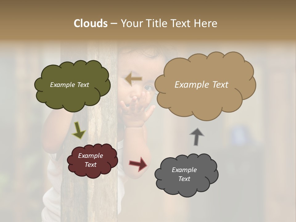 Face Girl Expression PowerPoint Template