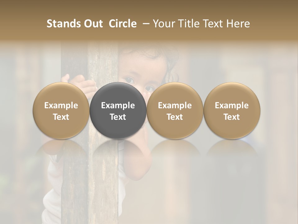 Face Girl Expression PowerPoint Template