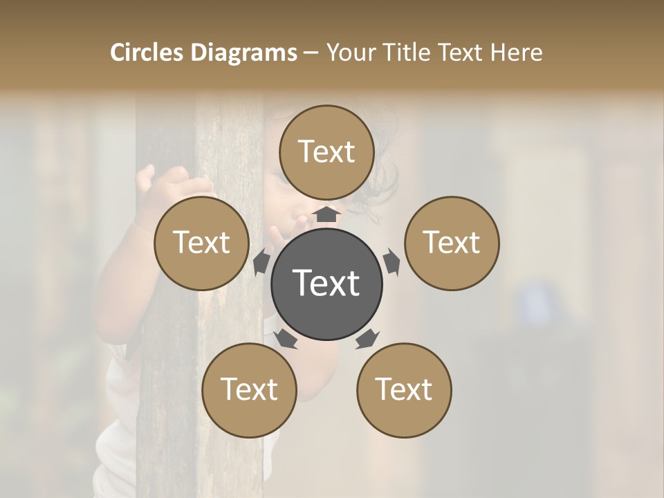 Face Girl Expression PowerPoint Template