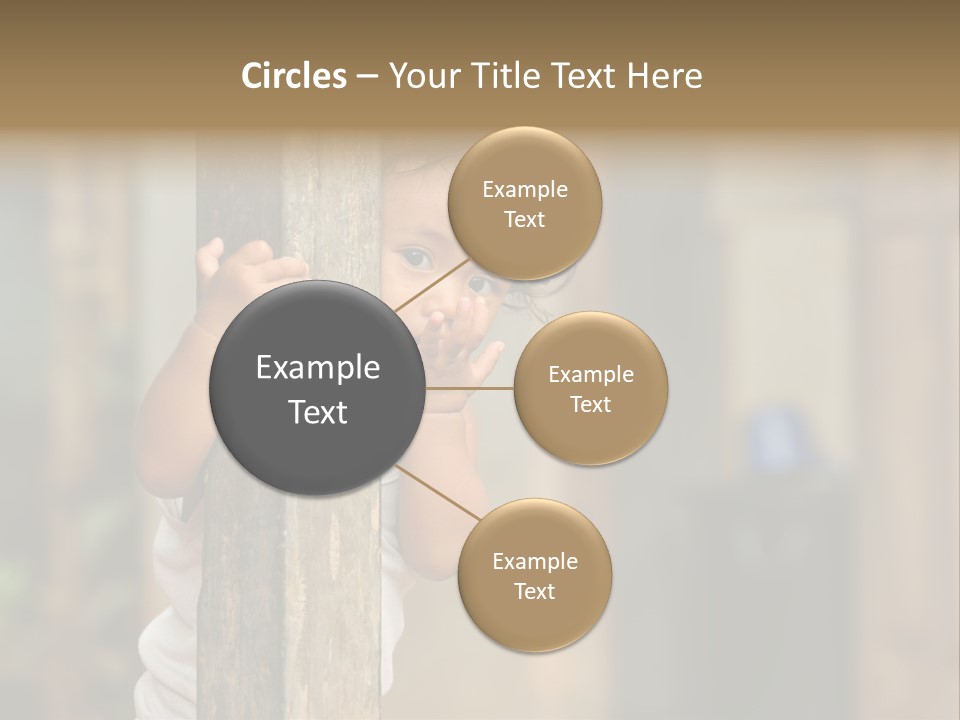 Face Girl Expression PowerPoint Template