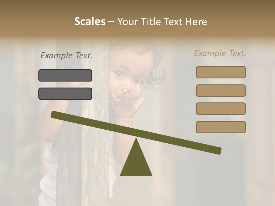 Face Girl Expression PowerPoint Template
