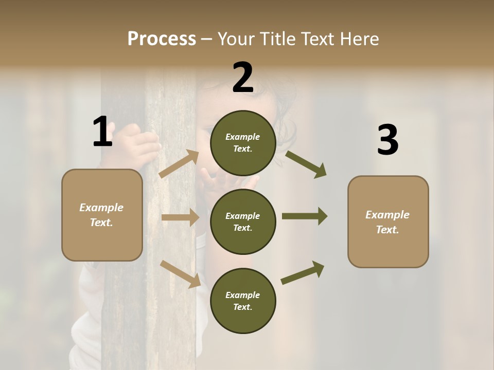 Face Girl Expression PowerPoint Template