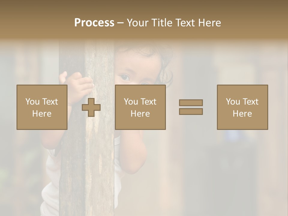 Face Girl Expression PowerPoint Template