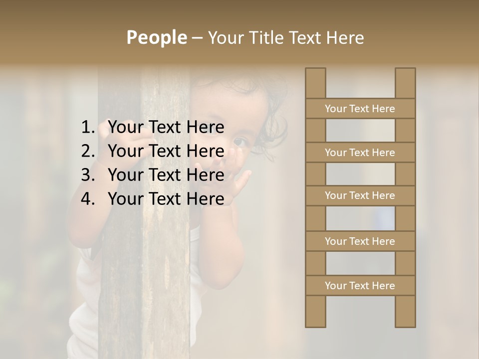 Face Girl Expression PowerPoint Template