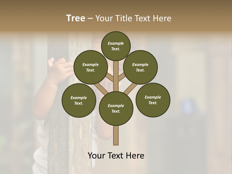 Face Girl Expression PowerPoint Template