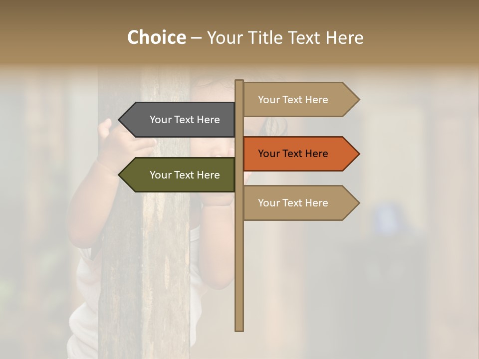 Face Girl Expression PowerPoint Template
