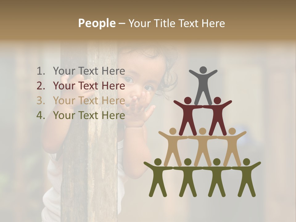 Face Girl Expression PowerPoint Template