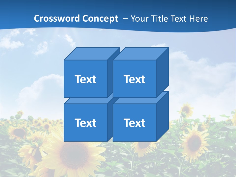 Flower Sunny Agriculture PowerPoint Template