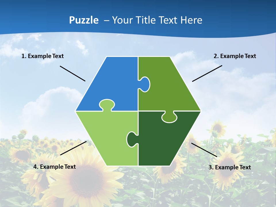 Flower Sunny Agriculture PowerPoint Template