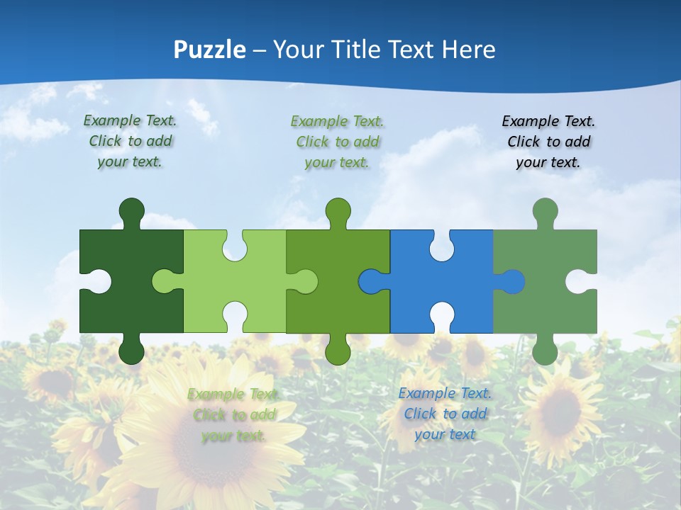 Flower Sunny Agriculture PowerPoint Template