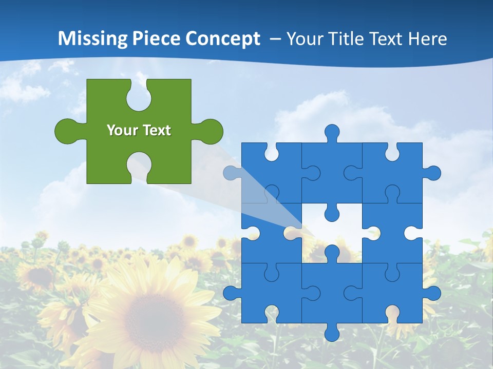 Flower Sunny Agriculture PowerPoint Template