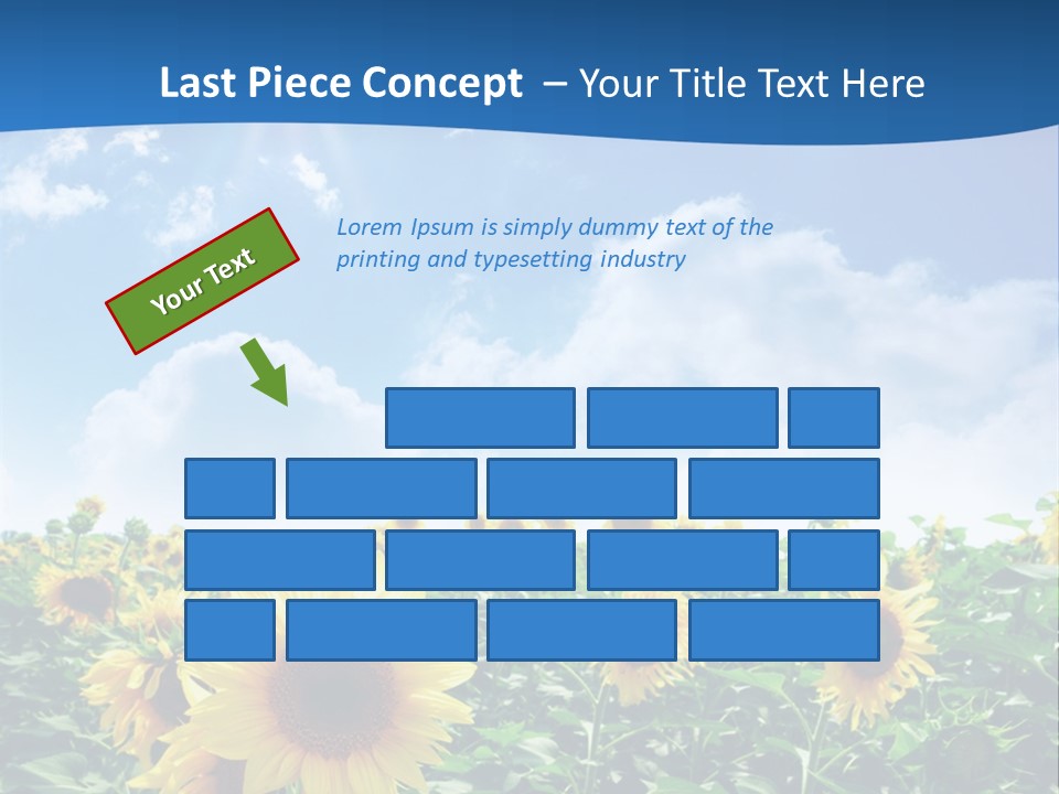 Flower Sunny Agriculture PowerPoint Template