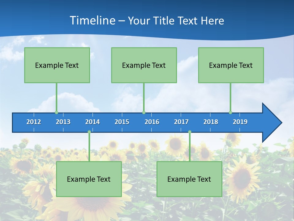Flower Sunny Agriculture PowerPoint Template