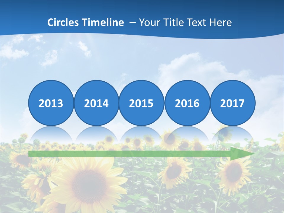 Flower Sunny Agriculture PowerPoint Template