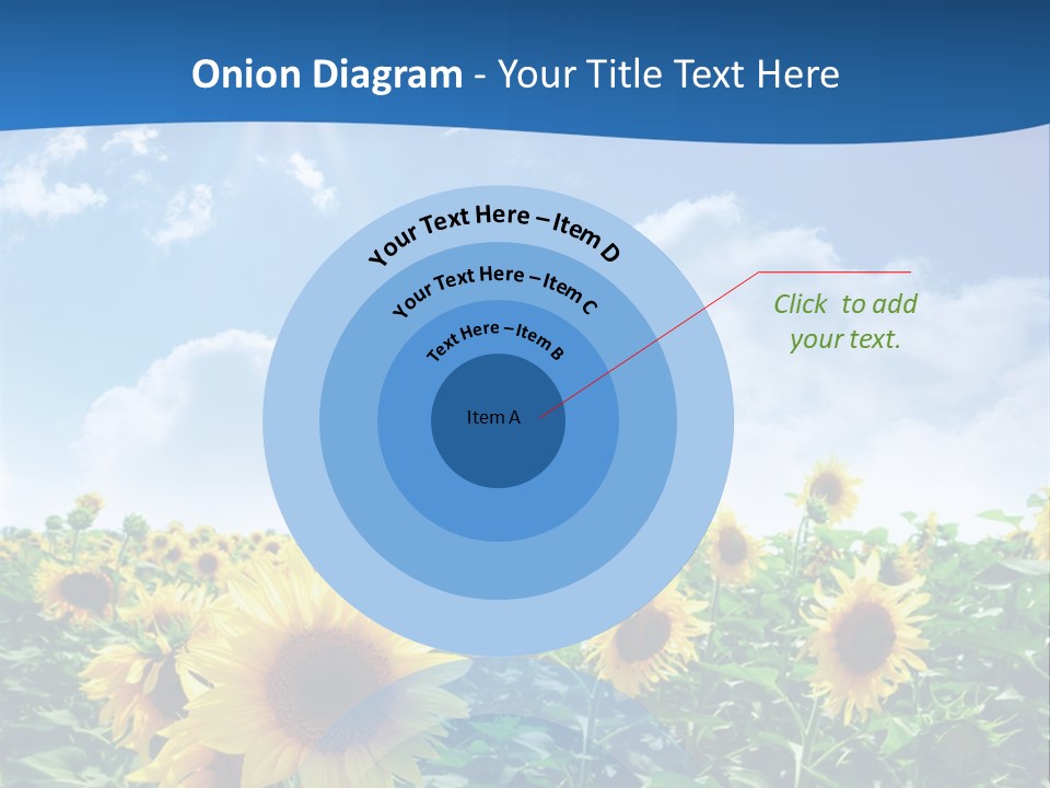 Flower Sunny Agriculture PowerPoint Template